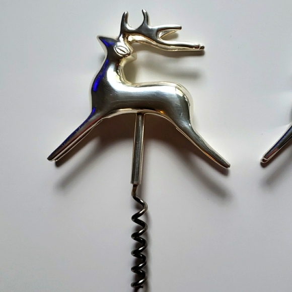 Pottery Barn Reindeer Corkscrew and Stopper New - Picture 11 of 16